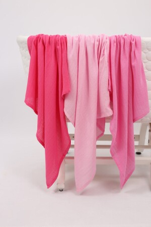 3'lü Çok Amaçlı Müslin Örtü Seti - 75x75 Cm ZTC100 - LUCKKA