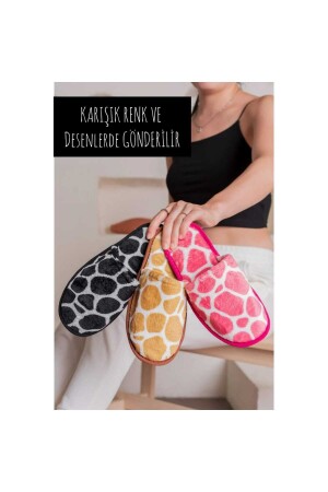 3’lü Kadın Ev Terliği Misafir Terliği Bohça Terliği - Slipcat