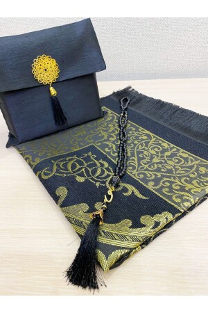 3'lü Şantuk Çantalı Hediyelik Çeyizlik Tesbih Seccade Seti - Ayhanhome