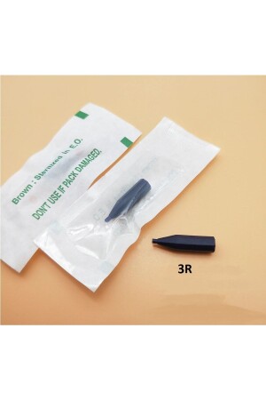 3r Kalıcı Makyaj Cihazı Iğne Ucu Kapüşonu Siyah Renk (1 ADET) - Biotin