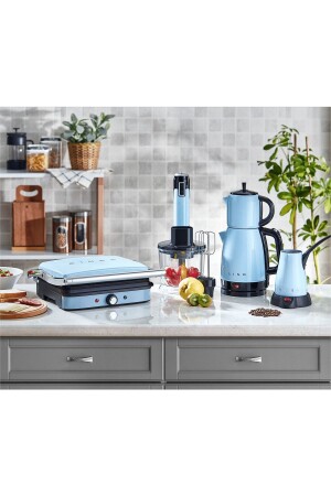 4-teiliges blaues elektrisches Mitgift-Set 133766 - Sinbo