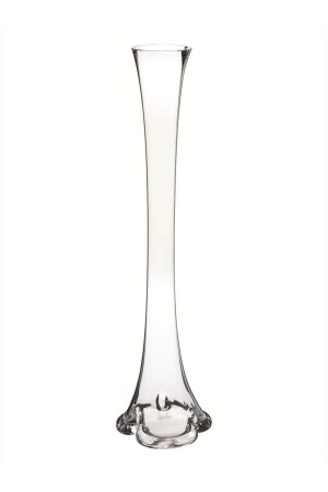 40 Cm Boyutunda Uzun Fil Ayağı Cam Vazo LH-21-432-1 - Lilac Home
