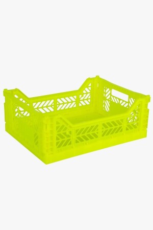 403014 Midibox Neon Yellow Katlanabilir Kasa - Aykasa