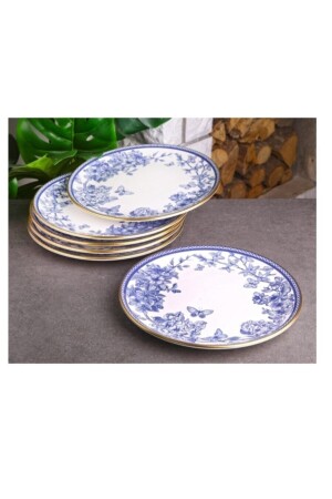 4185 Spring Seramik Servis Tabağı 6 Lı P15380S9369 - GÖNÜL