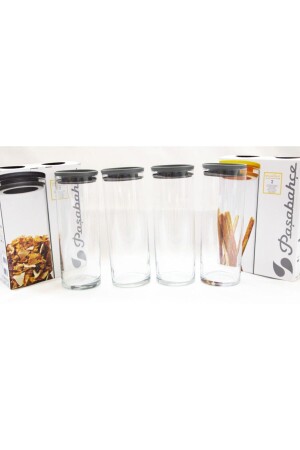 43756 Vakumlu 1230 Cc Cam Kavanoz - Cam Erzak Saklama Kabı 4 Lü TYC00168439884 - Paşabahçe