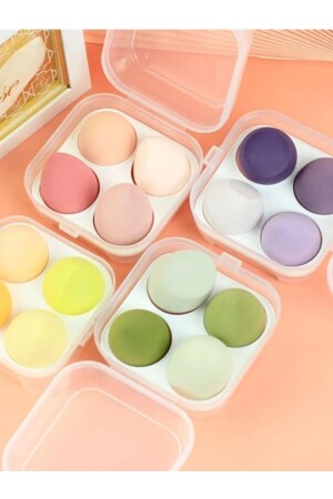 4'lü Standlı Makyaj Süngeri Seti - Acarlarticaret