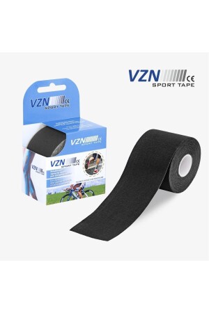 5 Cm X 5 M Ağrı Bandı Sport Tape Bant Sporcu Bandı Ağrı Bandı Siyah - Vzn