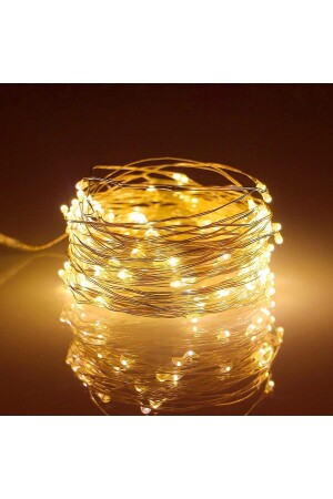 5 Metre Pilli Peri Dekor Işık Günışığı- Dekoratif Lamba Gün Işığı Yılbaşı Çam Ağacı Ev Süslemeli - 2