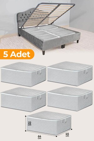 5 Stück – Aufbewahrungstasche für Sofabettbasis – große Aufbewahrungstasche unter der Basis, 64 x 45 x 22 cm SERS995055 - Serstil