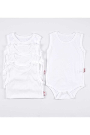 5li Bebek Atlet Body Ribana Beyaz - Rany Baby Kids