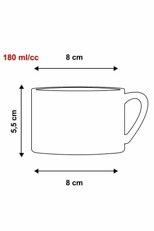6 Lı Renkli Çiçek Tasarımlı Çay Nescafe Fincan Takımı Deri Bileklik Hediyeli is-0007 - 3