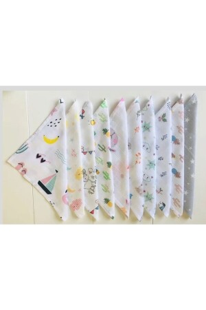 6 Mundtücher aus Musselin - Mirkay Collection