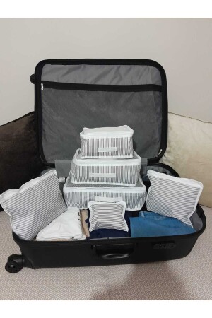 6 Parça 1.kalite Bavul Organizer Valiz Düzenleyici HML*9853 - HOMELİFE EV TEKSTİL