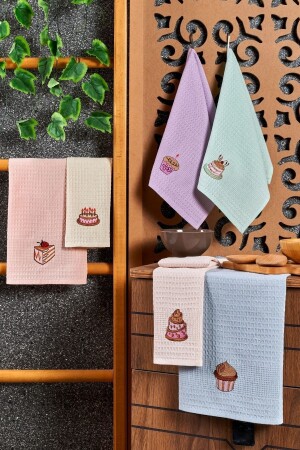 6-teiliges Küchenhandtuch-Kuchenset 40x60 - Casnack