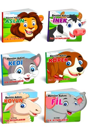 6-teiliges Set „Tiere, meine ersten Bücher, meine pädagogischen Bücher“ für 0–3 Jahre - Avda