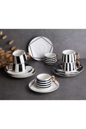 6-teiliges Tassenset aus Porzellan 3176 - GÖNÜL
