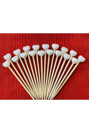 60 Adet-kalp Şekilli Lokum Kanepe Söz Nişan Doğum Günü Parti Mevlüt Şık Süs Kürdan - Yağmur Gökçe