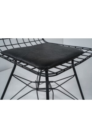 60x90 Ezgi 2 Kişilik Yemek Masası Takımı-mutfak Masası Takımı-siyah Mermer Desenli Oval Kenar AVVİO821 - 4