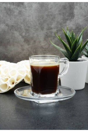 6'Lı Carre Espresso Fincan Takımı P95754 - Paşabahçe