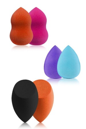 6'lı Makyaj Sünger Seti - Mujgan