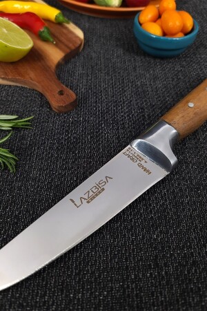 6'lı Mutfak Bıçak Seti Stantlı Ekmek Meyve Sebze Et Bıçağı LZB005 - 6