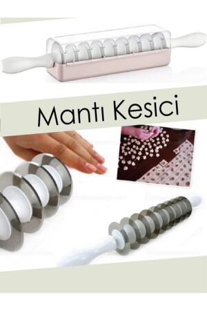 9 Bıçaklı Pratik Merdane Mantı Kesme Aparatı - Genel Markalar