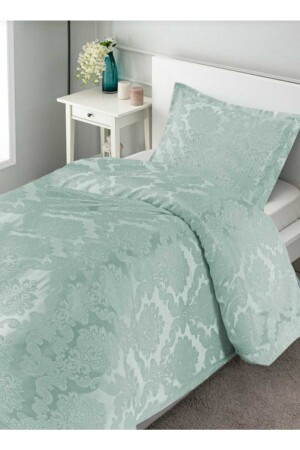 Adella Tek Kişilik Yatak Örtüsü Nil Yeşili - Çeyiz Bahçesi