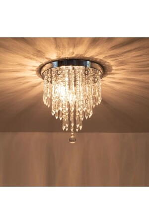 Ahenk Krom Taşlı Modern Salon Avize TYC00713589468 - LİVORA LIGHTING
