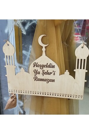 Ahşap Ramazan Takvimi - 1
