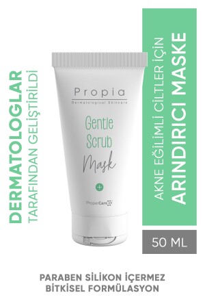Akne Siyah Nokta Karşıtı Gözenek Arındırıcı Beyaz Kil Yüz Maskesi 50ml Karma Yağlı Cilt - Propia