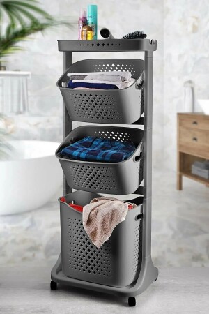 Akribischer Mehrzweck-Organizer (Anthrazit) - Titiz Plastik