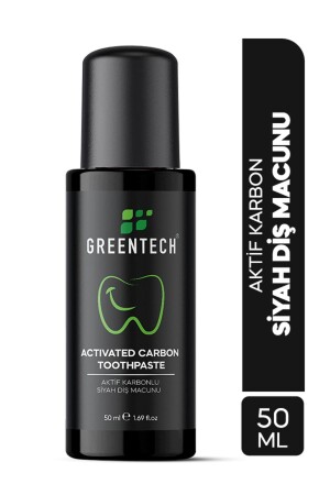 Aktif Karbon Diş Beyazlatma Macunu 50 ml - Greentech