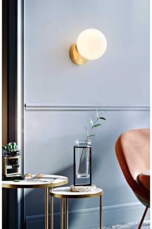 Aldo Single Antique Wandleuchte (weißes Glas) ALD-01 - BSA LIGHTING