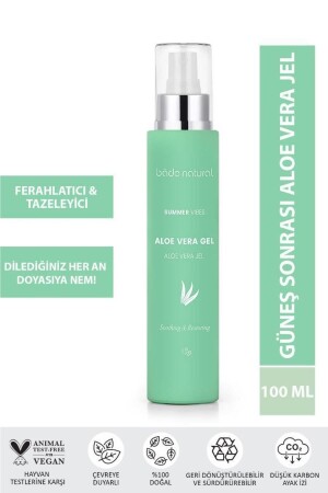 Aloe Vera Gel After Sun Feuchtigkeitscreme 100 % natürlich 100 ml - Bade Natural
