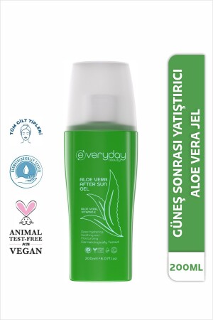 Aloe Vera Güneş Sonrası After Sun Losyon 200ml Nemlendirici Dinlendirici Yatıştırıcı Etki - Everyday Beauty