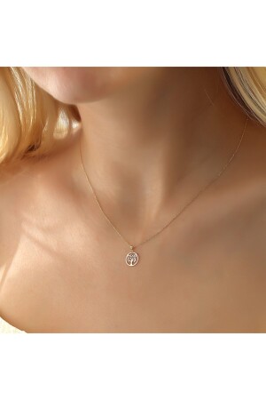 Altın Hayat Ağacı Kolye SV0425 - Glorria