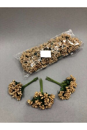Altın Sarısı Gold Pıtırcık Cipso Nikah Şekeri Süsleme Tohum (1 Paket 144 Lü ) - Aker Hediyelik
