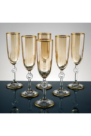 Amore Kahve Yanı Bardaği 6 Kişilik (BAL RENK) P491S6272 - Paşabahçe