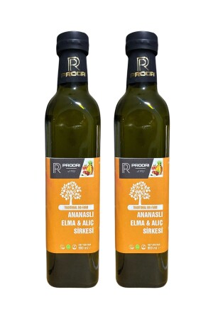 Ananaslı Elma & Alıç Sirkesi 500 ml 2'li Paket (1000 ML) - Proori