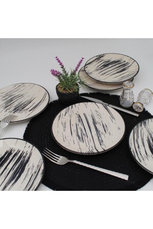 Anka 25 cm Keramik-Servierplatte 6 Stück - Arna Porselen