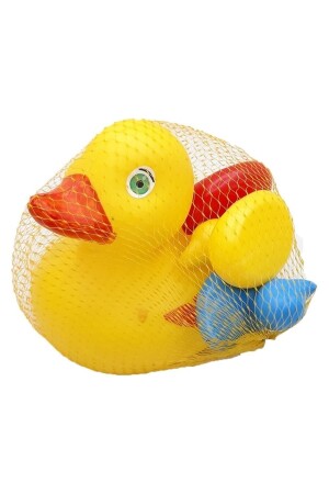 Anne Ördek Ve Yavruları 22 Cm Plastik Banyo Oyuncakları - Genel Markalar