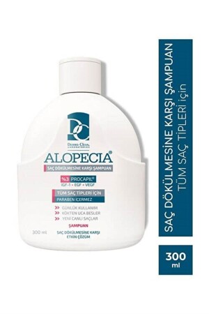 Anti-Haarausfall-Shampoo – Haarpflege-Shampoo gegen Haarausfall, 300 ml - Alopecia