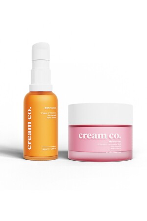 Anti-Makel-Hauttonausgleichendes, revitalisierendes, erneuerndes, feuchtigkeitsspendendes Duo - Cream Co.