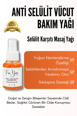 Anti Selülit Vücut Bakım Yağı – Selülit Karşıtı Masaj Yağı (antiselülit) - For You Gold