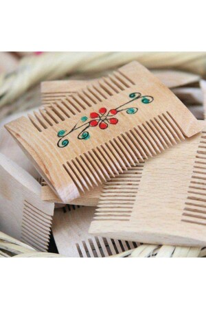 Anti-statik Ahşap Şimşir Tahta Tarak (doğal Saç Bakım) - Tuna