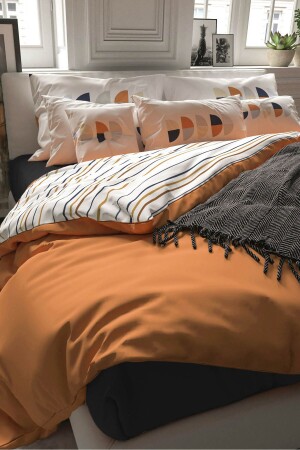 Aren Doppelbettbezug-Set NevÇift1001 - Rivaİstanbul