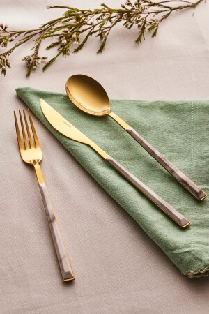 Arete 18-teiliges Besteckset für 6 Personen, Gold 153. 03. 08. 4614 - Karaca