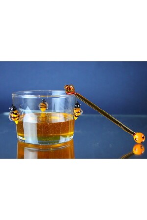 Arı Cam Figürlü Bal Kasesi ada342 - ADAMODART
