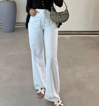 Arkası Lastikli Tensel Pantolon - Duendeca