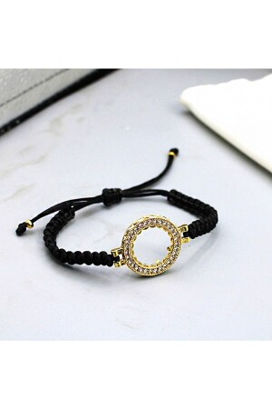 Armband mit leerem Rahmen für Damen, Viertelgold - Nev Tasarim